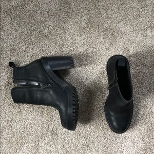 High Heeled Doc Martin Boots